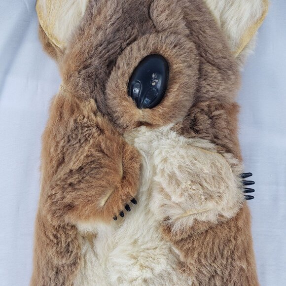 Koala Australia Real Fur Hand Puppet Kangaroo Sheepskin - Picture 2 of 4